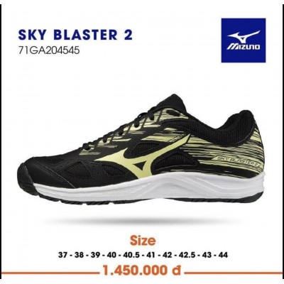 Giày Mizuno Sky Blaster 2 đen vàng